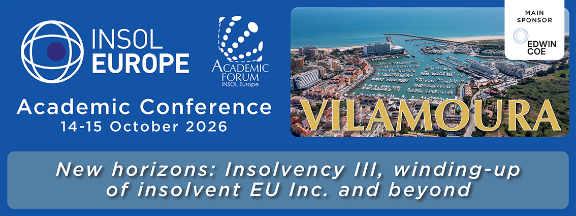 INSOL Europe Academic Conference 2026: Vilamoura, Portugal